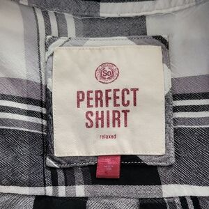 Black and White Plaid Shirt